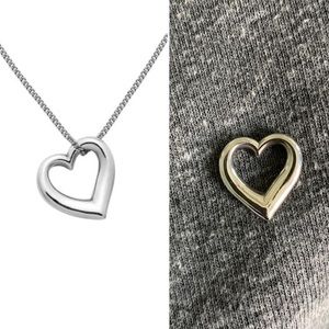 James Avery Freeform Heart Pendant